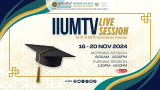 DAY 5 SESSION 8 IIUMTV Live Session For IIUM 40th Convocation Ceremony🎓 [upl. by Obellia]