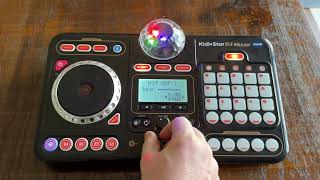 VTech Kidi DJ Mix Black Toy DJ Mixer for Kids with 15 Tracks and 4 Music Styles Review [upl. by Laehcor987]