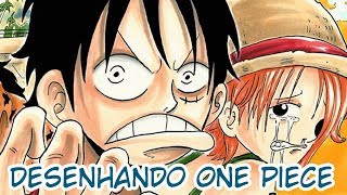 DESENHANDO ONE PIECE  ARLONG ARC  Speed Drawing [upl. by Yadseut550]