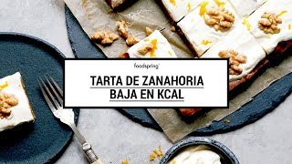 BAJA EN CALORÍAS  Receta de Tarta de Zanahoria [upl. by Vittoria]