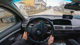 BMW 730d 7 Series E65 231HP  POV TEST DRIVE [upl. by Atnek597]