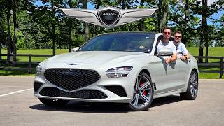 2025 Genesis G70  UPDATED but Does it Impress Us as BMW 3Series Owners [upl. by Ramedlav588]