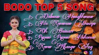 Latest Bodo Song 2024  Bodo Top 5 Collection song  DMusic Series [upl. by Alvita240]