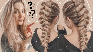 ASTUCE COIFFURE FACILE et rapide  Fausse tresse facile à faire  Belle tresse facile a faire ❤️ [upl. by Aisa]