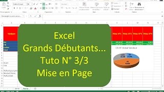 Excel pour grand débutant  tuto 33 Mise en Page [upl. by Jim827]