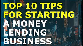 How to Start a Money Lending Business  Free Money Lending Business Plan Template Included [upl. by Reemas]