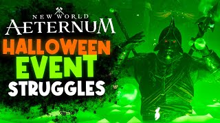 Pattern Problems New World Aeternum Halloween Event Issues [upl. by Stranger]