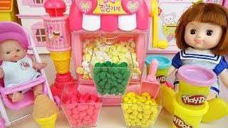 Baby doll Play Doh popcorn toys baby Doli play [upl. by Remsen]