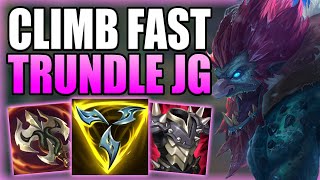 HOW TO USE TRUNDLE JUNGLE IN ORDER TO CLIMB OUT OF LOW ELO FAST  Gameplay Guide League of Legends [upl. by Allys]