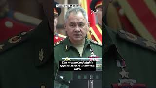 Russian Defence Minister Awards Servicemen Fighting In Ukraine [upl. by Ahcim921]