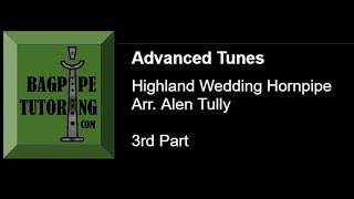 Highland Wedding Hornpipe 3rd Part [upl. by Leeke]