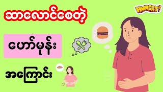 ဆာလောင်စေတဲ့ ဟော်မုန်းအကြောင်း  ghrelin hormone [upl. by Wordoow486]