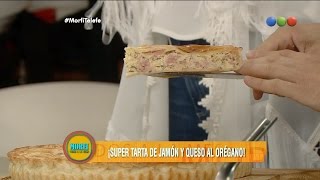 Tarta de jamón y queso al orégano  Morfi [upl. by Htebaile]