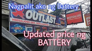 updated price ng battery  nagpalit ako battery ng sasakyan [upl. by Ogg]