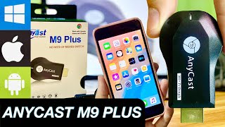 ANYCAST M9 PLUS WiFi HDMI Wireless Display Dongle  Unboxing  Easy Screen Mirroring Test [upl. by Bennion]