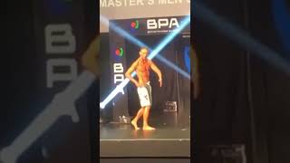 Felix McAlindens Routine Coming 5th in o50s Mens Physique Class BPA Finals 29th Sept 2024 [upl. by Eva]