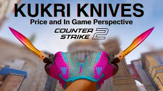 CS2  ALL KUKRI SKINS SHOWCASE 4K LATEST Kukri Knife [upl. by Arekahs]