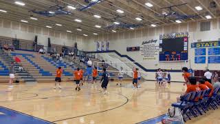 COOPER HIGH SCHOOL VS STMA BOYS VOLLEYBALL SET 3 [upl. by Bauer]