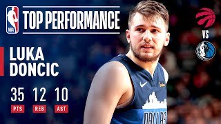 Luka Doncic Makes HISTORY With 30 Point TripleDouble  January 27 2019 [upl. by Aronos]