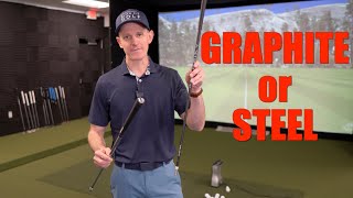 Steel vs Graphite Iron Shafts How to Choose [upl. by Atterol]