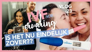 De POSITIEVE ZWANGERSCHAPSTEST ★ IVFICSI ★ ZWANGER WORDEN ★ EZRYDAY VLOG 23 [upl. by Lindemann]