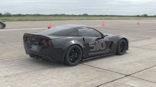 205mph Corvette  The Texas Mile  510 Race Engineering Z06 [upl. by Oiraved]