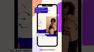 How to make cohesive carousels in Canva for Instagram intagram canva [upl. by Croner56]