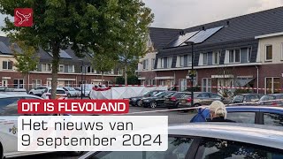 Dit is Flevoland van maandag 9 september 2024 [upl. by Yttocs]