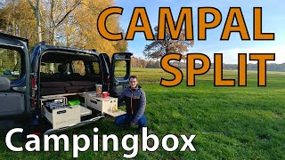 CAMPAL SPLIT CAMPINGBOX Neues Modell Die flexibelste Campal Auto als Camper nutzen Dacia Dokker [upl. by Jessamyn]