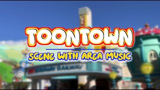 Toontown Disneyland Ambience Scene with Toontown Area Music [upl. by Esyak753]