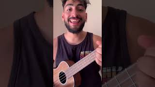 La Canción más Fácil en Ukelele Tutorial Principiantes  MUERTE EN HAWAIII calle 13 ukelele [upl. by Abrahams]