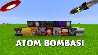 Minecraft TNT Mod  ATOM BOMBASI [upl. by Aretha633]