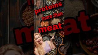 foods rich in proteinseed contain protein more than meatreels facts shortvideo bestprotein [upl. by Ecinnaj301]