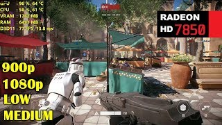 HD 7850  R7 265  Star Wars Battlefront II  2  1080p 900p Low and Medium [upl. by Tollman723]