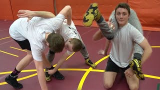 Top 5 Wrestling Moves TAKEDOWNS part 2 [upl. by Asirram]