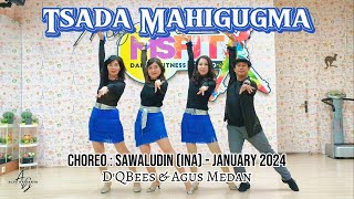 Tsada Mahigugma  Choreo  Sawaludin INA  January 2024  demo by DQBees Medan [upl. by Kriste775]