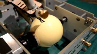 Eggbot working on a billiardball no sound [upl. by Oeak]