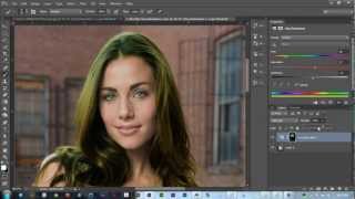 How To Change Hair Color in Photoshop CS6  Photoshop Tutorial [upl. by Cully580]