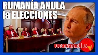 INTERFERENCIA DE PUTIN CONSTITUCIONAL de RUMANÍA manda REPETIR ELECCIONES por TIKTOK [upl. by Annaet]