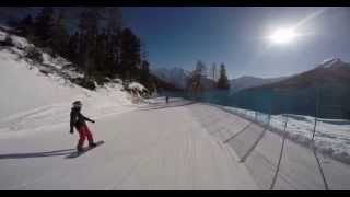 Skiing at Monterosa Italy [upl. by Issim]