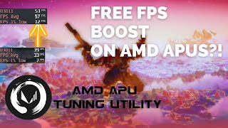 AMD APU TUNING UTILITY  Free FPS BOOST ON RYZEN APUs IN 2023 [upl. by Riabuz]