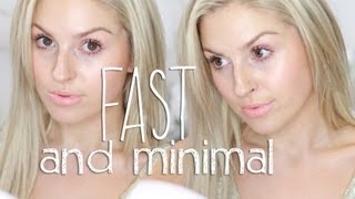 Fast amp Minimal Makeup ♡ My Spring GoTo Look Shaaanxo [upl. by Edorej]