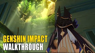 Genshin Impact Sumeru Archon Quest Mysterious Ruins Domain  FULL WALKTHROUGH [upl. by Ycnalc]