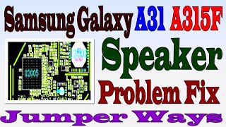 Repair Samsung Galaxy A31 A315F Speaker Ways Repair Audio Sound Problem Fix GSMFreeEquipment [upl. by Fredra370]