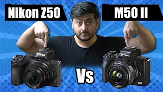 Nikon Z50 vs Canon M50 Mark II Most Detailed Video on YouTube [upl. by Adiol]