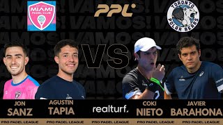 Highlights Sanz  Tapia 🆚 Coki  Barahona PPL 2024 [upl. by Ajar]