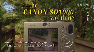 is the canon sd1000 worth it  digicam unboxing photography vlog camera review photo samples [upl. by Codel]