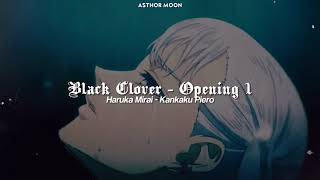 Black Clover ∙Opening 1 Full  Haruka Mirai by Kankaku Piero  Sub Español  「AMV」 [upl. by Sacci]