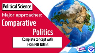 POLITICAL SCIENCE  Major approaches of Comparative politics  Traditional amp Modern Approaches [upl. by Assina67]