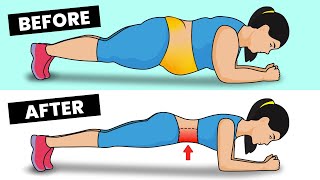 THIS HAPPENS To Your Body When You Plank for 6 Minutes Every Day Stomach Fat Loss Workout at Home [upl. by Yeltrab]